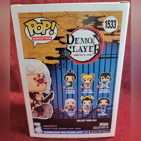 Tengen uzui chase exclusive funko # 1533 (nib) With pop protector - Picture 7 of 7